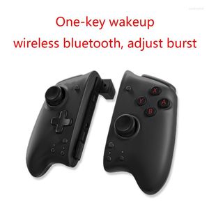 Game Controllers draadloze controller Bluetooth-compatibele gamepad-handgreep grip met één sleutel wake-up trilling voor schakelaar Joy-Con links rechter host