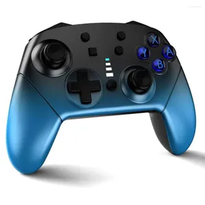 Contrôleurs de jeu Contrôleur sans fil pour Switch GamePad Adopt Hall Trigger Dual Vibrations Turbo Fonction Colorful LED Éclairage LED / PC