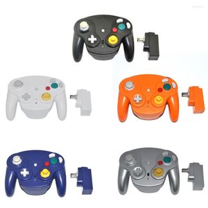 Game Controllers Wireless Controller voor zwarte zilver oranje blauwe joystick -speler NGC Wii Gamecube -accessoires