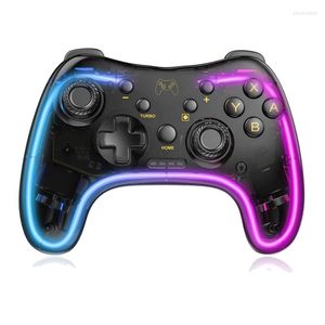 Contrôleurs de jeu Contrôleur de manette sans fil 6 axes Somatosensory RGB Compatible pour Switch Lite Oledeled