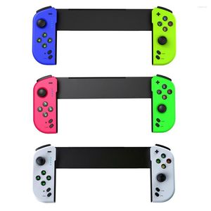 Controladores de juego Mango de juegos inalámbricos 400mAh Gamepad Empuñaduras cómodas Recargable Bluetooth Compatible para interruptor OLED / Switch