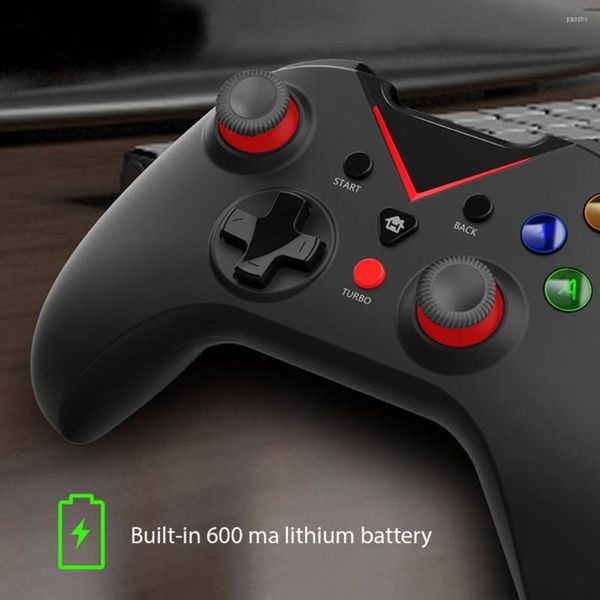 Controladores de juegos Mando de juegos inalámbricos con función Turbo 2.4G Gamepad Controller para Xbox One PC Windows 10/8/7 Accesorios de juegos