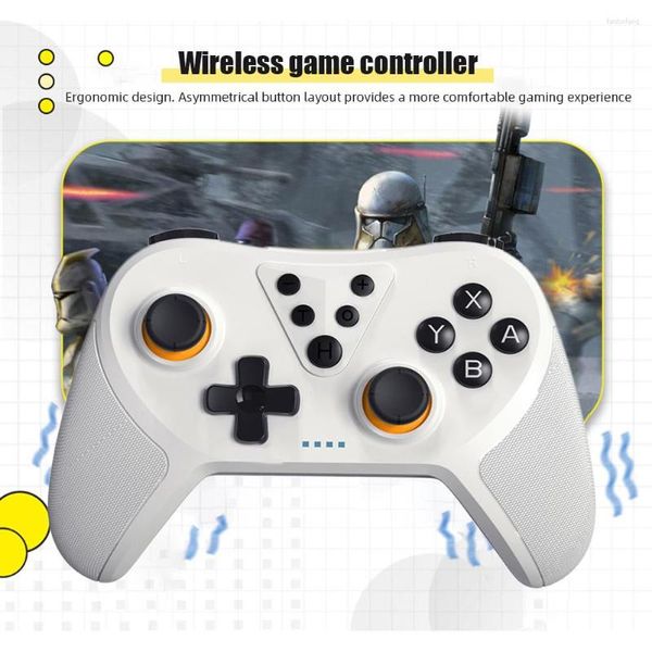 Contrôleurs de jeu contrôleur de commutateur sans fil Bluetooth Compatible manette de jeu Console pour commutateur/commutateur OLED/Lite