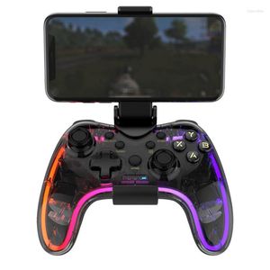 Contrôleurs de jeu Wireless Switch Pro Controller 2023 par APP Compatible Lite LED réglable