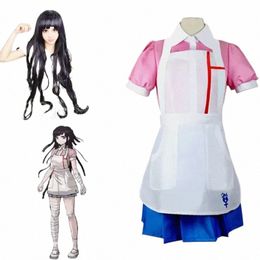 Jeu Danganrpa Cosplay Anime Dangan Rpa 2 Costume Mikan Tsumiki Uniforme Dr Maid Outfit Apr Dr Cosplay Costume x7n6 #