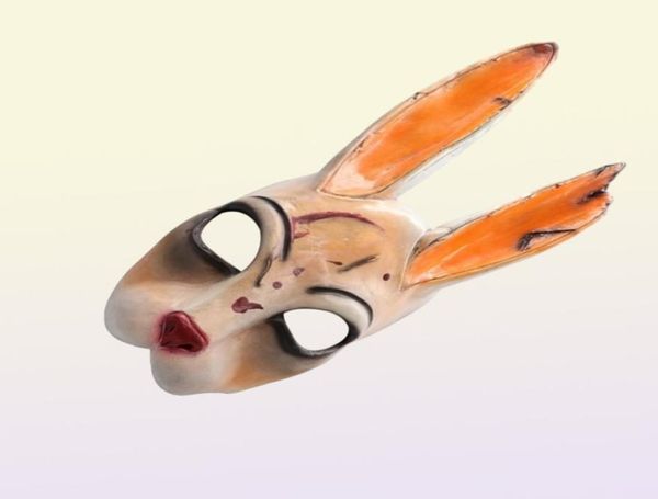 Juego muerto por diurno Legion Cosplay Huntress Masks Rabbit Ladex Mask Halloween Masquerade Party Props 2009292519541