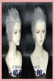 Game Devil May Cry 5 Vergil Short Silver Gray Cosplay Wig011991513