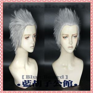 Jeu Devil May Cry 5 Vergil court gris argenté Cosplay Wig308n