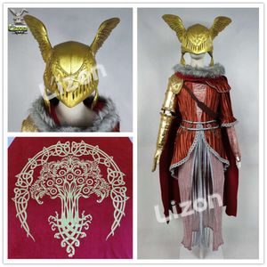 Juego Elden Ring Malenia Cosplay disfraz con casco brazo dorado armadura maestro duelista conjunto completo Carnaval de Halloween cosplay hecho a medida