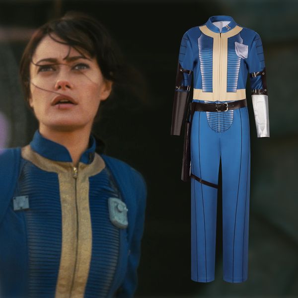 Game Fallout 4 Cosplay Costume Sanctuary Lucy Jumpsuit Characle Cosplay Halloween Costume
