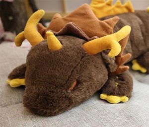 Juego Genshin Impacto Morax Dragon Plush Doll Almohs 68 cm Anime Cosplay Propiedades Accesorios Bolster de dibujos animados 1035105307