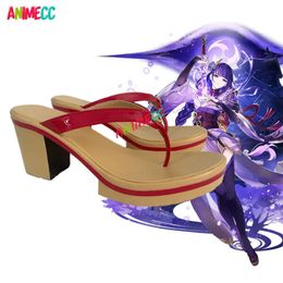 Jeu Genshin Impact Raiden Shogun Baal Cosplay chaussures Ba'al Halloween talons hauts pour femmes fille taille 35-43 cosplay