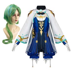 Game Genshin Impact Sucrose Cosplay Cosplay kostuum uniform volledige set met pruik