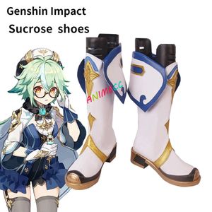 Spiel Genshin Impact Sucrose Cosplay Schuhe Halloween Party Ausgefallene Stiefel Größe 34-44 Akzeptable benutzerdefinierte Größen Cosplay