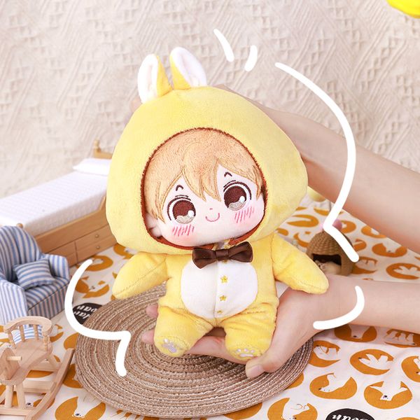 Jeu genshin impact voyageur Aether Plushies Mascot Costume Doll Cat Pyjamas Vêtements Vêtements Tenue ANIME COSPLAY ACCESSOIRES