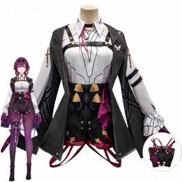 Game Hkai Star Rail Cosplay Kafka Pruik Haar Harn Plus Size Cosplay Kostuum Uniform Mannelijke Vrouwelijke Halen Party Outfit q9MC #