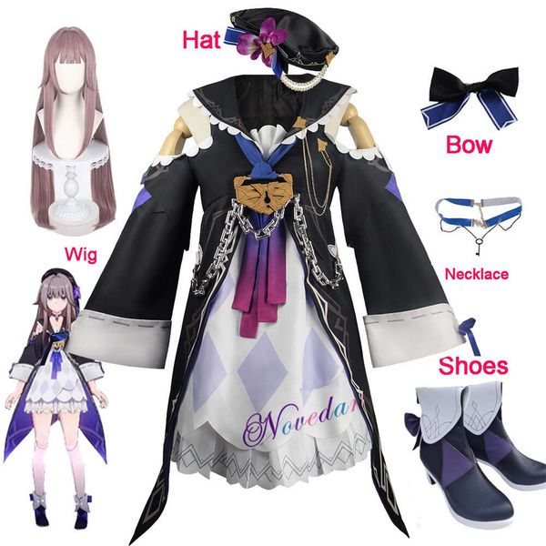 Jeu Honkai Star Rail Herta Cosplay grande taille uniforme Costume noir Punk Lolita robe Cosplay Costume Halloween tenue de fête Womencosplay