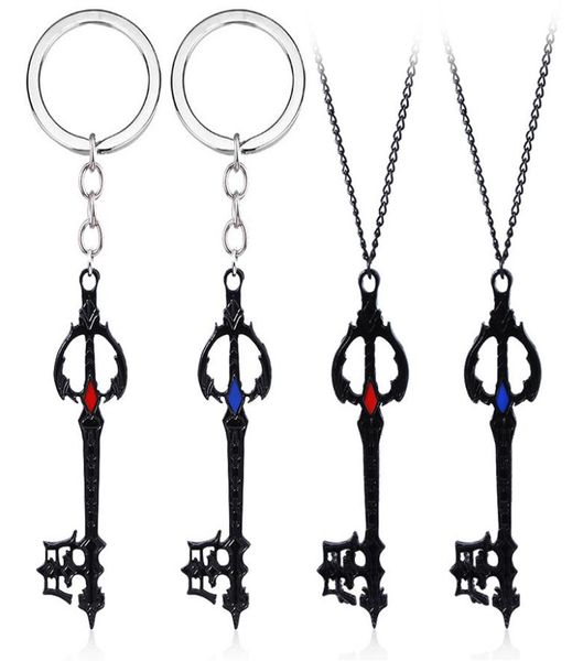 Jeu Kingdom Hearts Sora Keyblade alliage porte-clés porte-clés porte-clés porte-clés pendentif collier bijoux accessoires 9734499