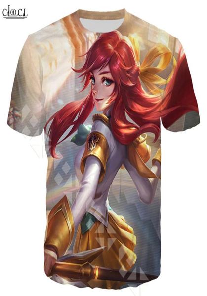 Camiseta de juego League of Legends para hombre y mujer, camiseta con estampado 3D de Battle Academia Lux Dunkmaster Ivern Hero Skin, Tops de moda de manga corta 9050761