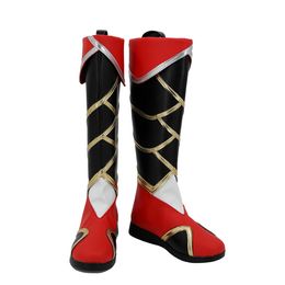 Jeu lol kda ahri cosplay pu bottes chaussures halloween cosplay prop