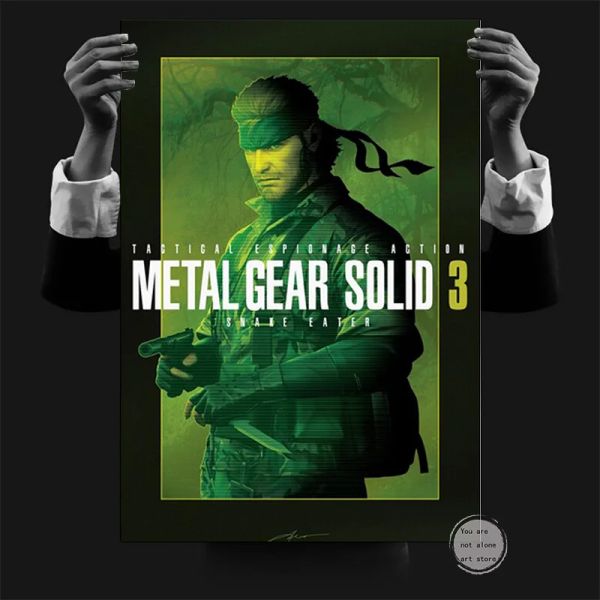 Game Metal Gear Solid Solid 2 3 4 Metal Gear Rising: Revengeance Series Art Affiche Canvas PEINTURE MUR IMPRESSION IMPORT