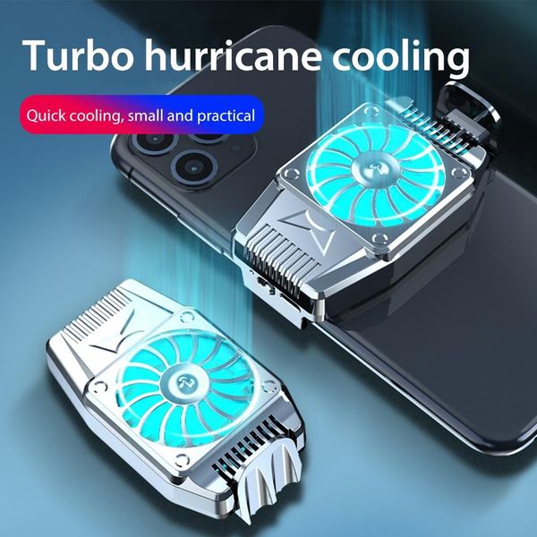 Mini ventilador de refrigeración para teléfono móvil, radiador para iPhone, Samsung, Xiaomi, Huawei, portátil, para juegos, disipador de calor