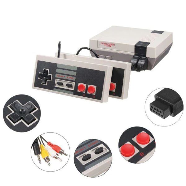 Jeu Mini TV Consoles de jeux vidéo portables 500 620 en 1 G5 Retro Game Player Console de jeu Deux rôles Gamepad Cadeau d'anniversaire pour enfants Boîtes de vente au détail