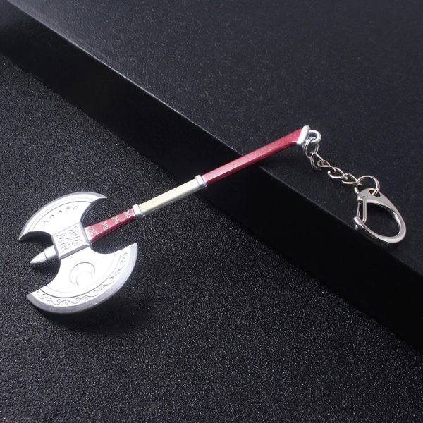 Game Persona 5 P5 Haru Okumura Axe Keychain Anime Natsume's Book of Friends Fox Mask Keyring Sag Car Key Holder Cosplay Jewelry