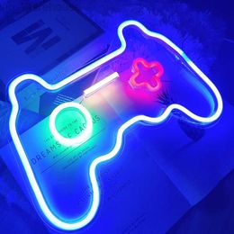 Game Shape Neonlicht LED-neonlamp USB-aangedreven neonborden voor slaapkamer Kinderen Gaming Zone Feestmuur Vakantiedecoratie HKD230825