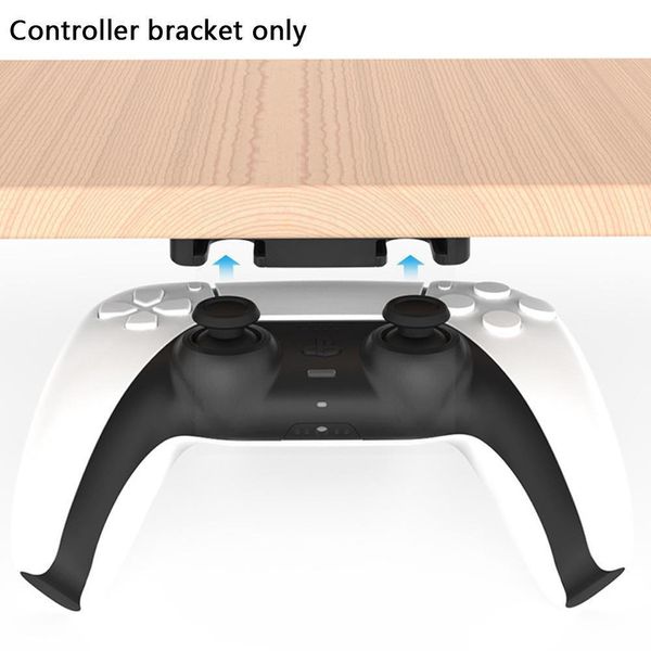 Soporte de almacenamiento para juegos, controlador de estante, montaje en pared colgante para controlador PS5/PS4, F3F1