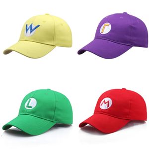 Jeu Super Luigi Bros Sun Hats Cosplay Costumes Costumes Props Baseball Cap 240426