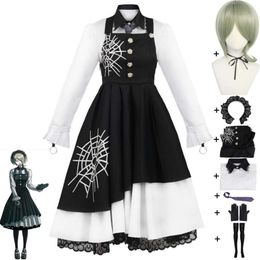 Jeu tojo kirumi dangan ronpa danganronpa v killer harmony cosplay costume perruque anime gothic lolita haid robe halloween costume