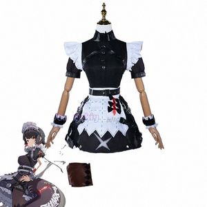 Jeu Zenl Ze Zero cos Ellen Joe Cosplay Anime Costume Femmes Maid Dr Perruque Ensemble Uniforme Haln Party Jouer Rôle Vêtements n80b #