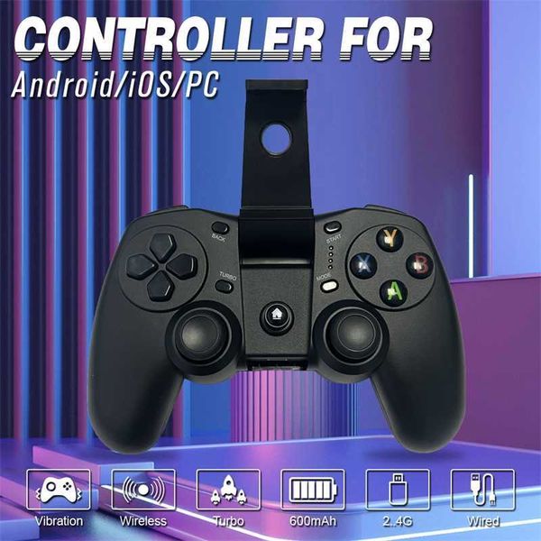 Manette de jeu pour téléphone portable Android manette de jeu Bluetooth pour téléphone contrôle PC commande de contrôleur de contrôle Mobile pour Android HKD230902