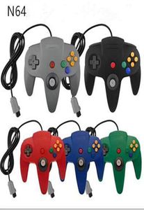 GamePad USB Handle Game Controller Padstick pour PC Nintendo 64 N64 Système avec boîte 5 couleurs en stock DHL 3662353