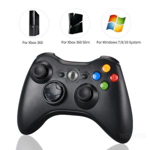 GamePads 2.4G Contrôleur sans fil pour Xbox 360 GamePad avec récepteur PC Controle pour Microsoft Xbox 360 Game Joystick pour PC Win7 / 8/10