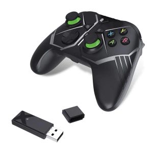 GamePads 2.4g Contrôleur de jeu sans fil 360 degrés Rotation 3D Joystick Breetin 600mAh Batterie GamePad compatible pour Xbox One