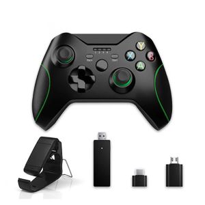 GamePads 2.4G Contrôleur de jeu sans fil Joystick pour le contrôleur Xbox One pour le téléphone Smart Gamepad PS3 / Android pour Win PC 7/8/10 GamePads