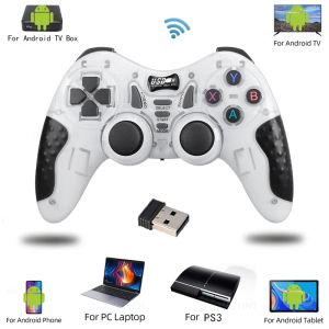 GamePads 2.4G Contrôleur de jeu sans fil pour PS3 / Android / TV Box Control Game Controle pour Super Console X Pro Console Game PC Joysticks