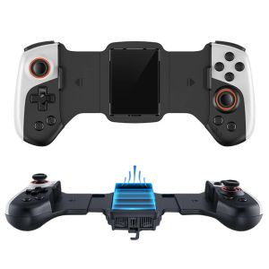 GamePads 2 in 1 draadloze mobiele gamingcontroller Type C Koeltelefoon Game Controller Dual Joystick voor iPhone Android Telefoonschakelaar PC