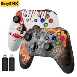 Gamepads 2 STKS EasySMX Bayard 9124 Joystick Bluetooth Gamepad Pro Controller voor Nintendo Switch / PC Laptop Stoom / Mobiele telefoon Bewegingsbediening