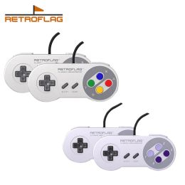 GamePads 4PCS / Lot Retroflag Superpi Classinet de jeu GamePad GamePad Wired Gamepad Controcheurs pour Raspberry Pi Windows Switch J Pad