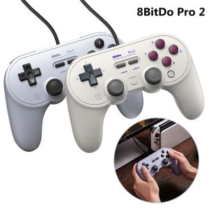 Gamepads 8bitdo Pro 2 Bluetooth GamePad -besturingselement met joystick voor Switch PC Laptop Game Joystick voor NS Switch Game Controller Handle