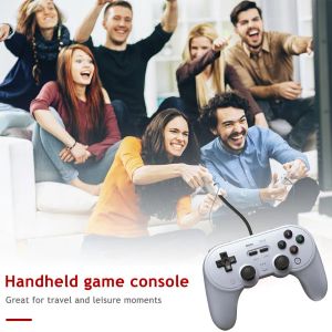 Gamepads 8BitDo Pro 2 Bekabelde USB PC-gamecontroller Gamepad Game-joystick voor Nintendo Swtich/Lite Nieuwe gamepad voor Steam Boyfriend's Gift