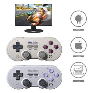 Gamepads 8bitdo SN30 Pro GB Game Controller Wireless Gamepad voor Android/iOS/PC/Switch Retro 8bit -gameconsoles van USB -kabelhulpmiddelen