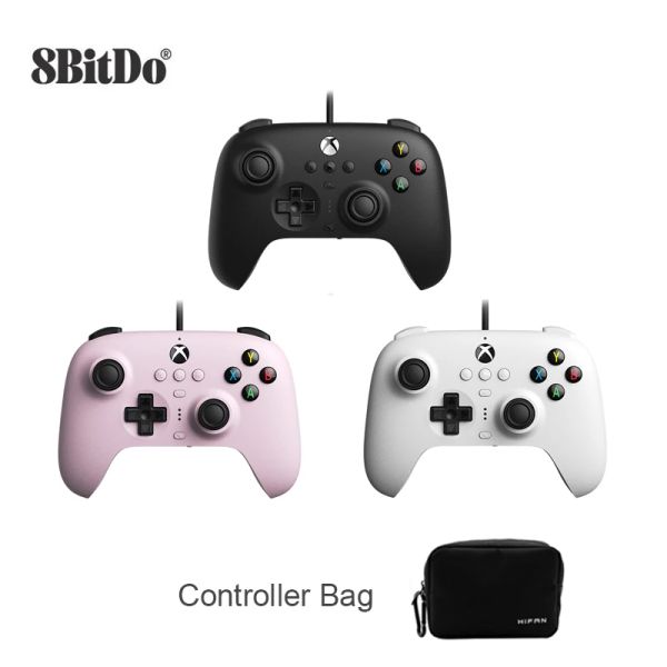 Manette de jeu 8BitDo Ultimate Wired Game Controller avec joystick pour Xbox Series Series S X Xbox One pour Windows 10 et supérieur