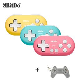 Manettes 8BitDo Zero 2 Bluetooth manette de jeu Mini contrôleur Compatible pour Nintendo Switch Windows Android macOS