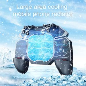 Gamepads Allinone Mobile Phones Game Controller Six Finger Joystick Gamepad voor PUBG L1R1 Telefoon Game Tools Component Accessoires