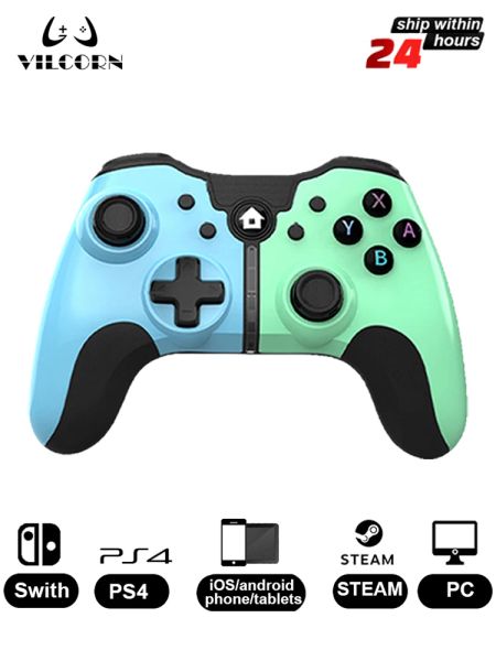 Mando de videojuegos compatible con Bluetooth para PC STEAM/nintendo switch/ lite/oled/controlador de juego para tabletas de teléfono PS4/Pro/slim/android/iOS