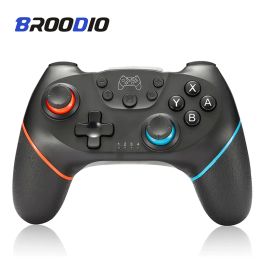 GamePads Broodio Compatibele Nintendo Switch Controller Wireless Bluetooth -gamepads voor Nintendo Switch Pro OLED Console Control Joystick